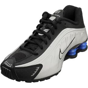 Nike Shox R4 Shoes (AR3565-006, Black/Racer Blue/Metallic Silver)