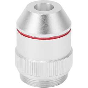 Achromatic Objective Lens, Achromatic Microscope Objective RMS Threaded 1X 195 Biological Microscope Objective for Biological Microscope