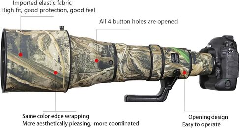 CHASING BIRDS Camouflage Waterproof Lens Coat for Nikon AF-S 800mm F5.6 E FL ED VR Rainproof Lens Protective Cover (Pine Camouflage) in Saudi Arabia