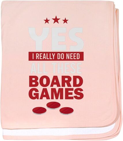 CafePress Board Gamer Funny Boardgame Addict Sa Baby Blanket, Super Soft Newborn Swaddle in Saudi Arabia