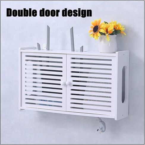 Router Storage Box，WiFi Router Storage Box, Wall-Mounted Storage Box,WiFi Router Storage Boxes, for Electric Box Set-top Box Rack in Saudi Arabia