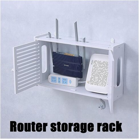 Router Storage Box，WiFi Router Storage Box, Wall-Mounted Storage Box,WiFi Router Storage Boxes, for Electric Box Set-top Box Rack in Saudi Arabia