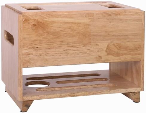 Router Storage Box,Wireless WiFi Router Storage Box Solid Wood Router Storage Wireless Router Storage Shelf Router Shelf,Wall Shelf Set-top Box Shelves Socket Storage Box(Wood Color,32 * 22 * 16cm) in Saudi Arabia
