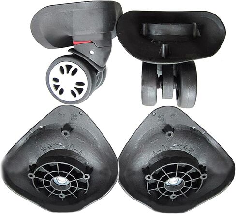 1 Pair A08 Suitcase Luggage Replacement Casters Repair Accessories Mute Roller Wheels for Travel Bag in Saudi Arabia