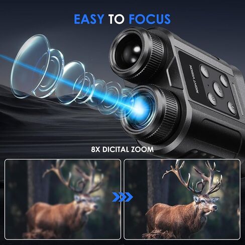 Night Vision Goggles,Compact Night Vision Binoculars,32GB Card Included, Photo/Video Capture,Outdoor tools for Education, Wildlife Watching,gifts for Boy, gifts for Men, gifts for Father (Pearl Black) in Saudi Arabia
