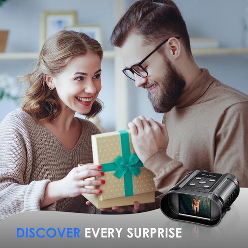 Night Vision Goggles,Compact Night Vision Binoculars,32GB Card Included, Photo/Video Capture,Outdoor tools for Education, Wildlife Watching,gifts for Boy, gifts for Men, gifts for Father (Pearl Black) in Saudi Arabia