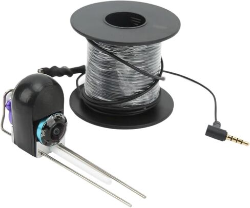 Fish Camera Professional Aluminium Alloy CVBS Format Underwater Fishing Camera and Play for Boat Accessories(Champagne) in Saudi Arabia