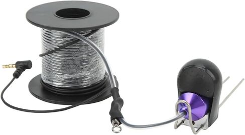 Fish Camera Professional Aluminium Alloy CVBS Format Underwater Fishing Camera and Play for Boat Accessories(Champagne) in Saudi Arabia