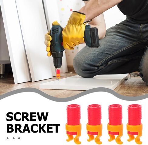 Garneck 4pcs برغي حامل الحامل المشبك ABS Screw Gripper مجموعة للحفر - الأكمام التثبيت بتات البراغي العالمية - أداة قبض للمشبكات للبرشام الخشبية. in Saudi Arabia