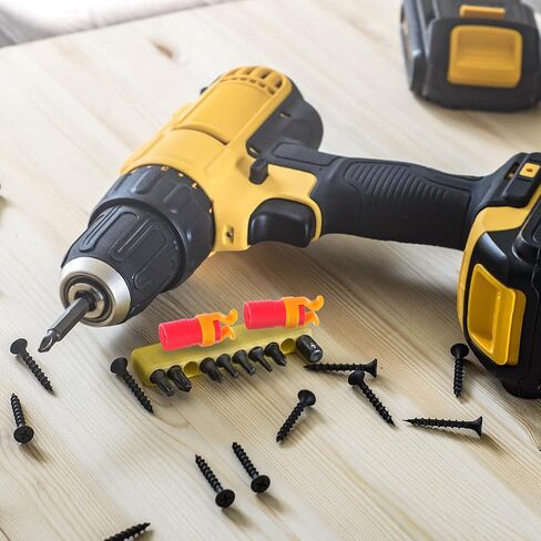 Garneck 4pcs برغي حامل الحامل المشبك ABS Screw Gripper مجموعة للحفر - الأكمام التثبيت بتات البراغي العالمية - أداة قبض للمشبكات للبرشام الخشبية. in Saudi Arabia