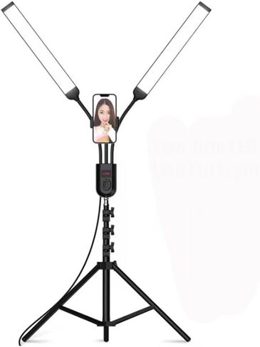 Foldable Live Streaming Light Supplement Light Half Month LED Mobile Phone Live Streaming Bracket in Kuwait