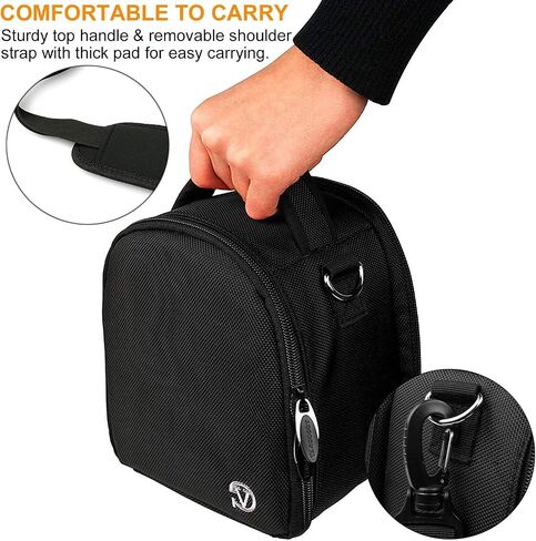ebigvalue dslr slr camera bag bag case متوافقة مع lumix DMC FZ70 FZ80 LX10 DMC-G5KK GX9 GX85 LZ40 G9 G7 G7 X Mark II in Kuwait