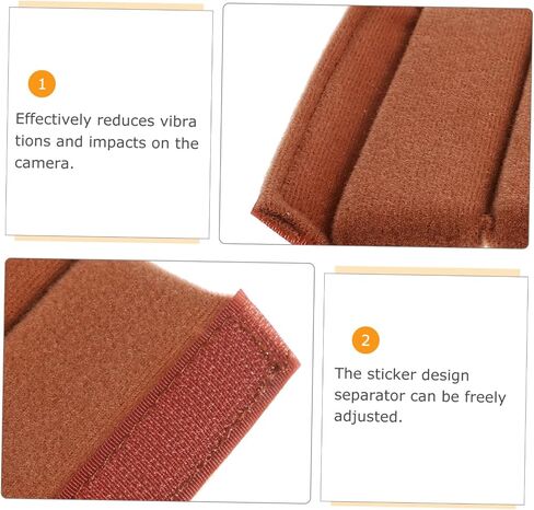 NUOBESTY Protective Camera Divider Inserts Camera Bag Interior Pad Partition for Easy Access in Kuwait