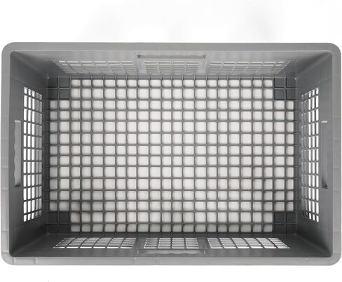 Hudson Exchange 24 × 16 × 8 "(4 عبوات) شبكة مستقيمة الحائط معالجة حاوية التخزين ، الأزرق in Kuwait