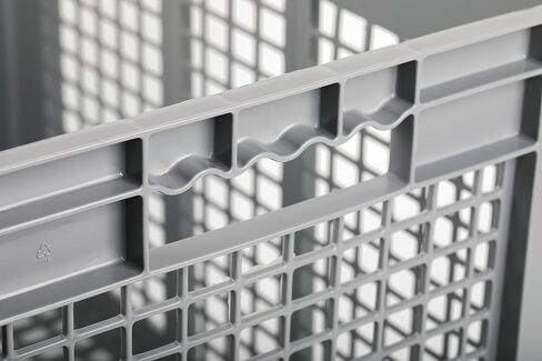 Hudson Exchange 24 × 16 × 8 "(4 عبوات) شبكة مستقيمة الحائط معالجة حاوية التخزين ، الأزرق in Kuwait