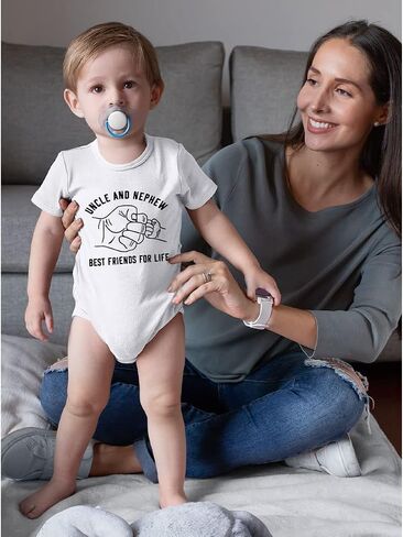 One-piece Funny Saying ONESIES BRAND Baby Bodysuit - Cute White ONESIES BRAND Infant Bodysuit in Saudi Arabia