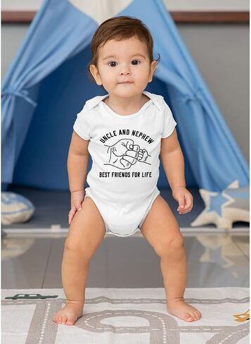 One-piece Funny Saying ONESIES BRAND Baby Bodysuit - Cute White ONESIES BRAND Infant Bodysuit in Saudi Arabia