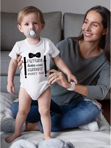 One-piece Funny Saying ONESIES BRAND Baby Bodysuit - Cute White ONESIES BRAND Infant Bodysuit in Saudi Arabia