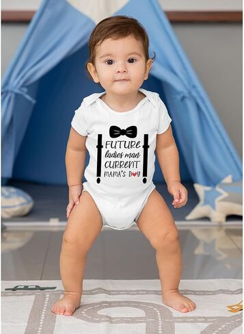 One-piece Funny Saying ONESIES BRAND Baby Bodysuit - Cute White ONESIES BRAND Infant Bodysuit in Saudi Arabia
