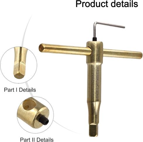 T-handle spanner لطحن أدوات طحن رأس Chuck ، Chuck Handle مقبض على شكل T على شكل حرف T 40Cr لتبريد لآلات النجارة النشطية (12 مم) in Kuwait