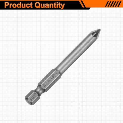 Harfington PZ1 مفك البراغي بت 1/4 "Hex Shank 65mm/2.56" الطول فيليبس المغناطيسي البتات السداسية S2 in Saudi Arabia