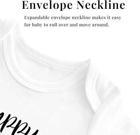 TMSD Unisex Baby 1st Father's Day Short Sleeve Cotton Rompers Onesie Bodysuit 0-12 Months in Kuwait