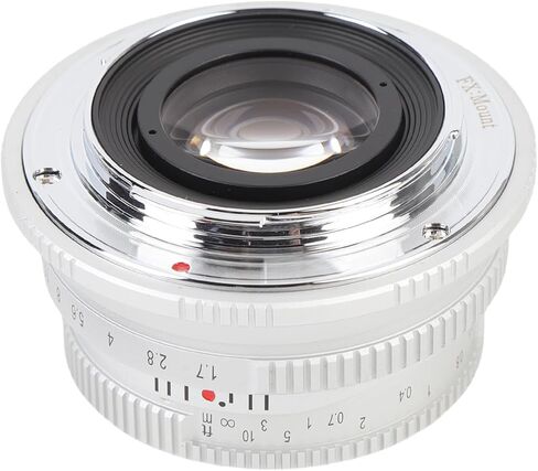 25 مم F1.7 Prime Lens ، دليل الكاميرا التركيز على عدسة 25 مم F1.7 FX Mount Manual Focus for Fuji (Black) in Kuwait