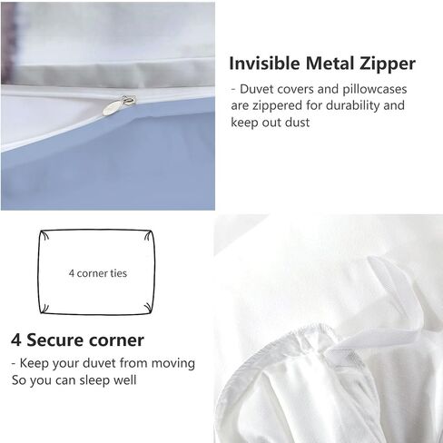 Toddler Reversible Duvet Cover 2 Pieces Animal Snow Dog, Soft Brushed Microfiber Bedding Set 40 X 60 Inches for Kids & Adults, Light Blue Comforter Cover with Zipper Closure & 1 Pillow Shams in Saudi Arabia