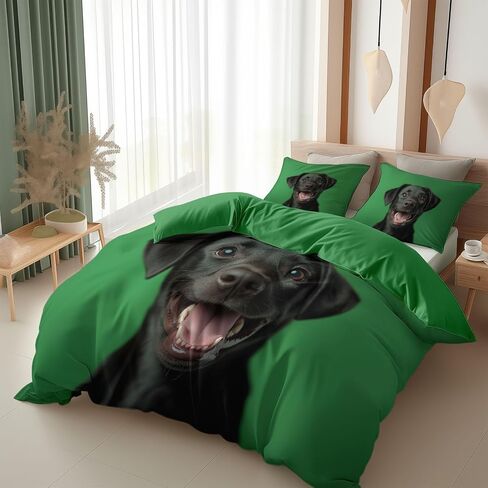 3PCS Modern Cat Animal Duvet Cover California King Bedding Sets, Brown Comforter Quilt Cover, 2 Pillow Cases for Boys Girls Toddler Kids Bedding in Saudi Arabia