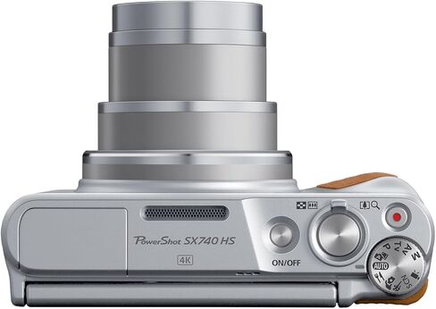 Canon PowerShot SX740 HS Digital Camera (Silver) with 128GB Memory Card + Tripod + Cleaning Kit + Accessory Bundle (Renewed) in Saudi Arabia