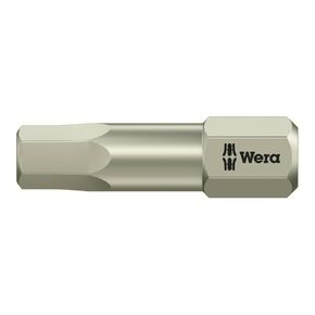 WERA المقاوم للصدأ 3840/1 TS 3/16 "INSERT بتات ، محرك أقراص 1/4 بوصة