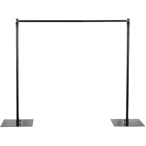 10 feet x 10 feet Heavy Duty Backdrop Stand Kit with Steel Base - Wedding Background Support System for Photography
