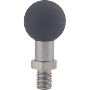 محول كرة 20 مم مع M6 Stud - قاعدة فولاذ مقاوم للصدأ شاقية و TPU كرة مطلية للدراجات النارية ، GPS & Dash Cam Mounts | Compatible with Bulletpoint Mounting Systems