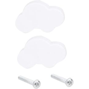 HOMSFOU Boys and Girls' Room Decor Bumping Cartoon Handles Unique Cabinet Pulls Soft Rubber Door Knobs Bright Colors