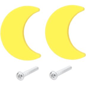 2 Pack Anti-Bumping Cartoon Handles for Boys and Girls' Room Stylish Rubber Pull Knobs (Cute Design)