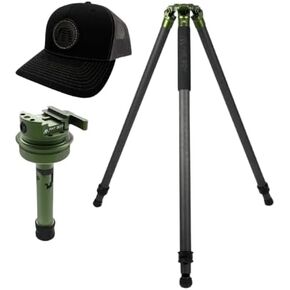 Traverse Section Tripod, Levitate Level Head-65mm Ball and Fatboy Trucker hat Bundle