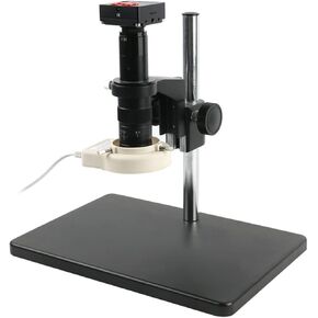 16MP HDMI USB Video Microscope Set, 180X/300X Magnification, Industrial CMOS Camera for PCB Soldering, Inspection & Repair(180x)