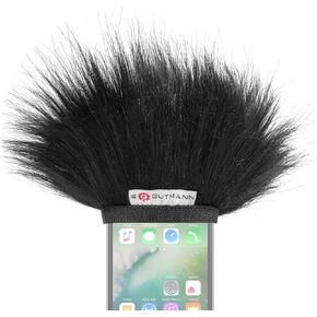 Gutmann Microphone Windscreen Windshield for iPhone 14 & 15 / iPhone 14 & 15 Pro/iPhone 14 & 15 Pro Max/iPhone 15 Plus/iPhone 15 Plus | Made in Germany