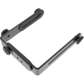 Shaped Bracket for Camera Speedlight Screw Holder for Camcorders LED Lights Matte Finish Slip Resistant Design for Photographers