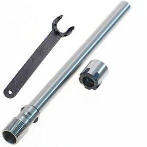 1set Adapter+Keys C16 ER11 ER16 ER20 100L 150L 200L 250L Holder+1pcs Key Straight Shank 16mm Extension Rod for CNC Mill(C16-ER11M-200L)