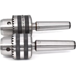 1pc Precision Morse Cone MT1 MT2 MT3 B10 B12 B16 Cartridge Drill Chuck 0.6-6mm 3-16mm 1-13mm 1-10MM Heavy Duty Taper Milling Tool(MTA2 B12(1-10MM))