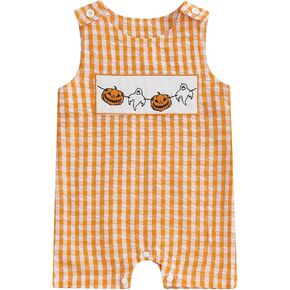 Toddler Infant Mamas Boy Outfit Sleeveless Baby Boy Romper Smocked Jumpsuit One Piece Shortalls Summer Clothes