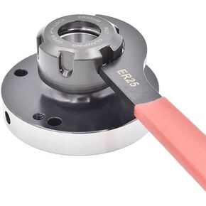 1set Diameter 125 100 80mm Mini Flange Spindle Head Connecting disc Fixture ER16 ER25 ER32 ER40 Chuck for CNC Milling Lathe Tool(ER32-D80 (7Hole))