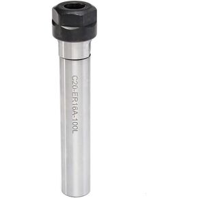 1PCS A/M C20 ER16 ER20 ER25 200L 250L Collet Chuck Deep Processing CNC Straight Shank 20mm Extension Rod for CNC Machine Mill(C20-ER20A-200L)
