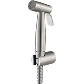 HandheldSprayer, Premium Stainless Steel Cloth Diaper Sprayer Set 2 FunctionSprayer for Toilet for Toilet-Adjustable Water Pressure Control,Telephone line Hose(Telephone Line Hose)