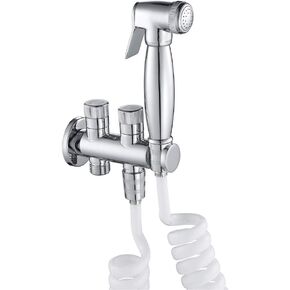 ChromeSprayer BrassSprayer Kit Cold and Hot Water Portable Hand Held ShowerTap Wall Mounted Spray Faucet Cloth Diaper Cleaning