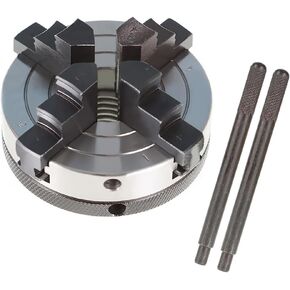 3-Inch 4 Jaw Self-Centering Chuck For All 1-Inch by 8 TPI Spindles Wood Lathes