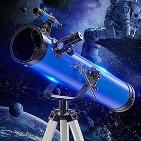 Portable Binoculars High Power Beginner Astronomy Telescope for Adults with Adjustable Tripod,114mm Large Diameter,Travel Astronomy Telescope for Adult Students