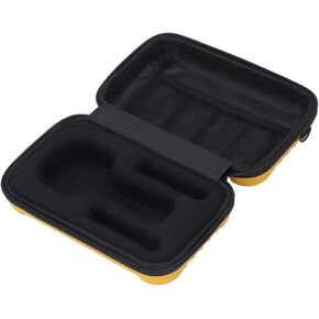 Portable Action Camera Case, PC Action Camera Carrying Case Shockproof Detachable Inner Bracket for Outdoor (Yellow)