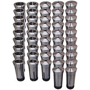 Precision 57 PC 5C Round Collet Set 1/8" - 1" By 1/64" 64ths